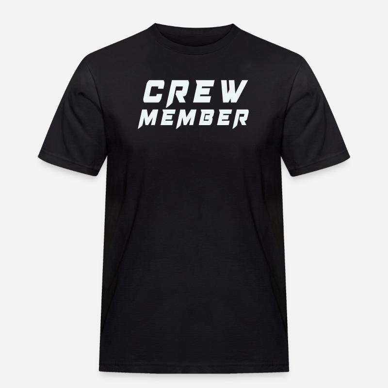 Crew Member Patch Tee - Men's Workwear T-Shirt - black