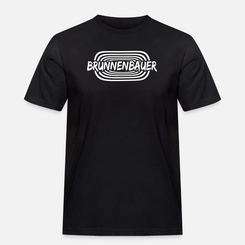 Constructeur de puits de travail - T-shirt Workwear homme - noir