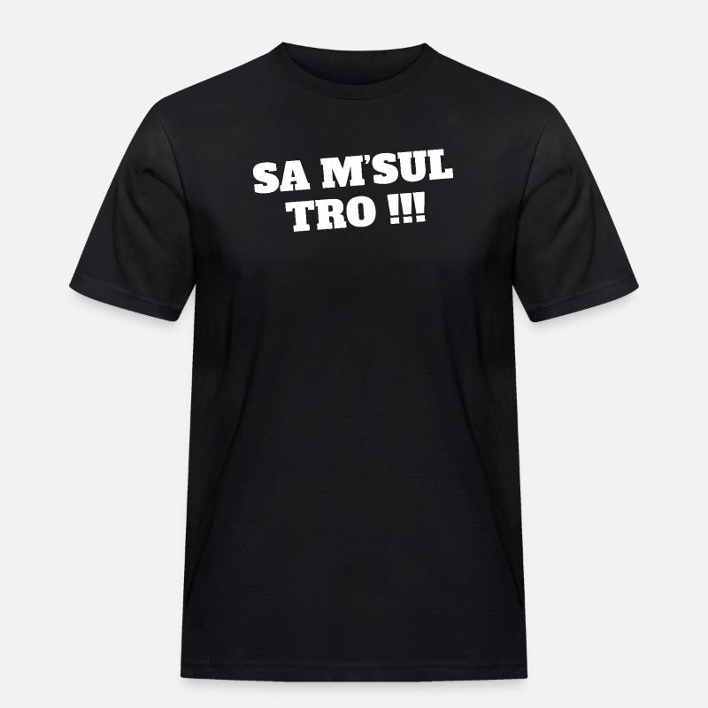 Jugend, SMS, Nachrichten - Männer Workwear T-Shirt - Schwarz