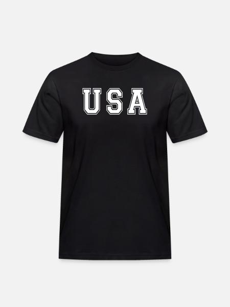 team usa jersey - Men's Workwear T-Shirt - black