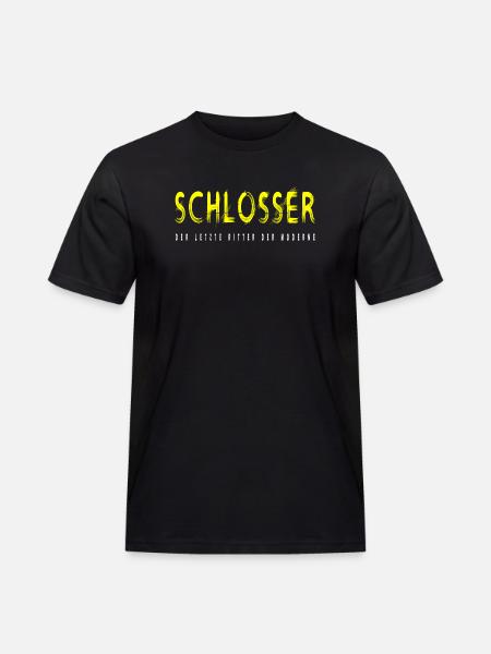 Schlosser Handwerker Design - Männer Workwear T-Shirt - Schwarz