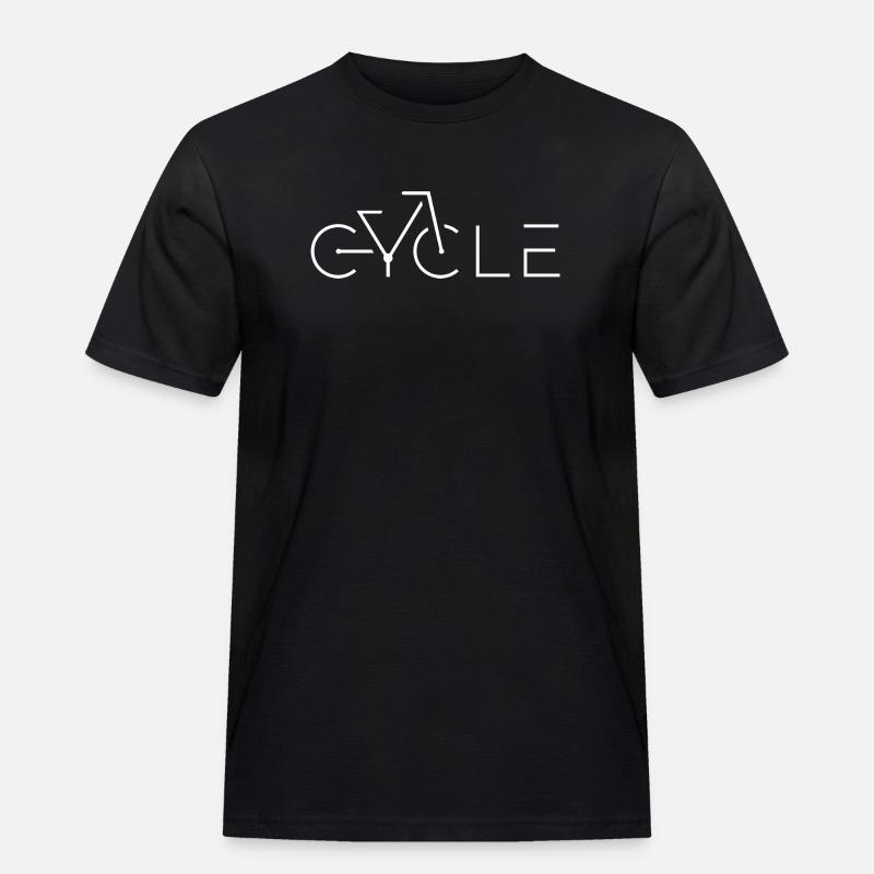Bitte laden Sie das Designbild hoch - Männer Workwear T-Shirt - Schwarz