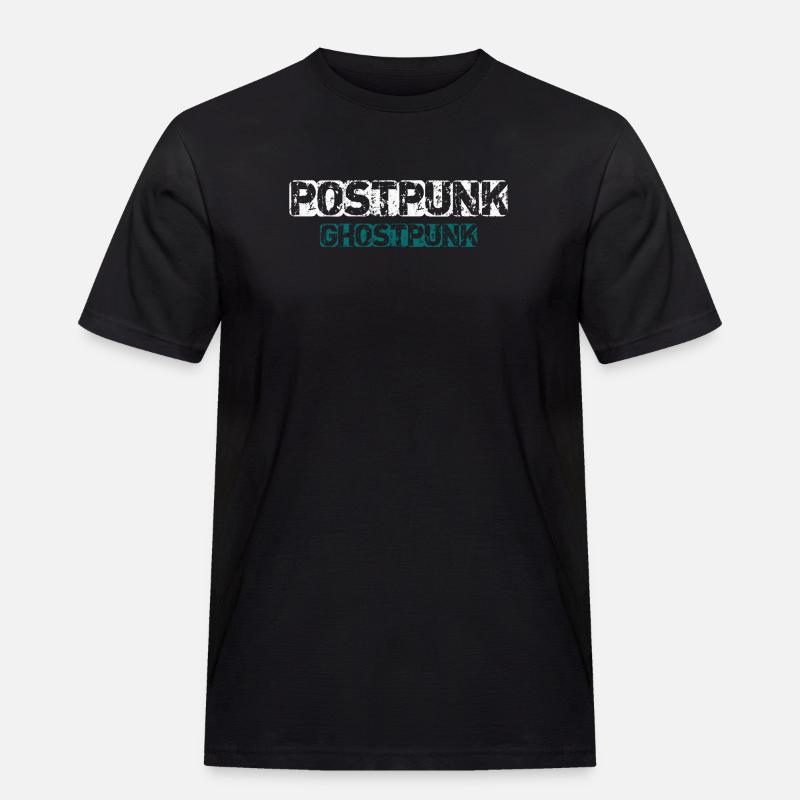 Postpunk Ghostpunk - Männer Workwear T-Shirt - Schwarz