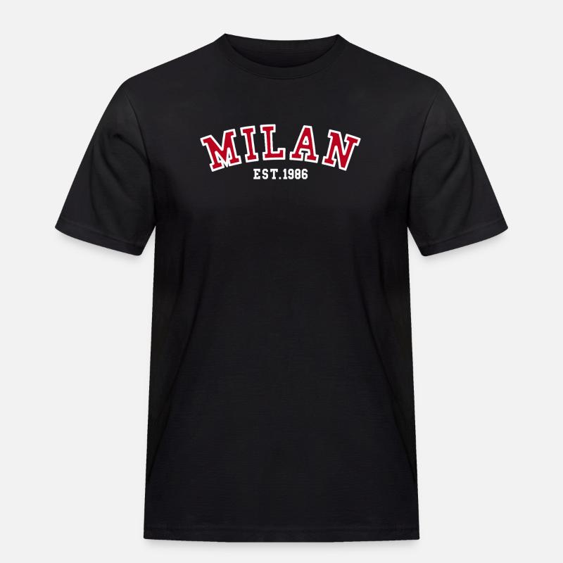 Mailand, gegründet 1986 - Männer Workwear T-Shirt - Schwarz