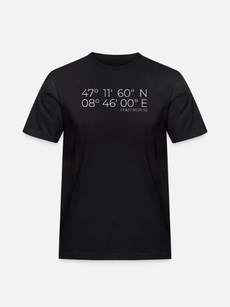 Coordonnées Pfäffikon SZ Zurich - T-shirt Workwear homme - noir