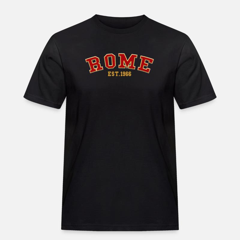 Rome Est. 1966 - Men's Workwear T-Shirt - black