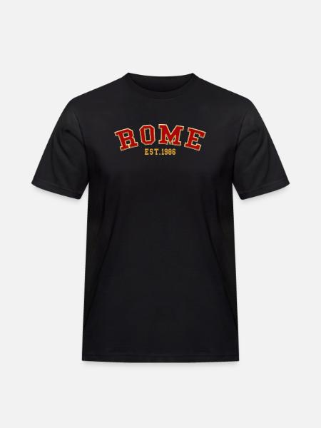 Rom gegründet 1986 - Männer Workwear T-Shirt - Schwarz