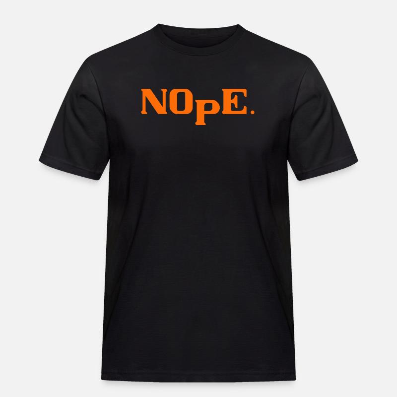 Nope - Men's Workwear T-Shirt - black