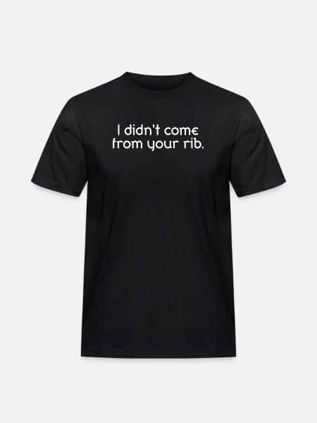 Feministisches T-Shirt - Männer Workwear T-Shirt - Schwarz