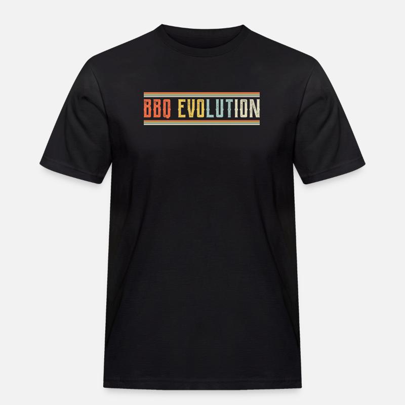 BBQ Evolution Design - Men's Workwear T-Shirt - black