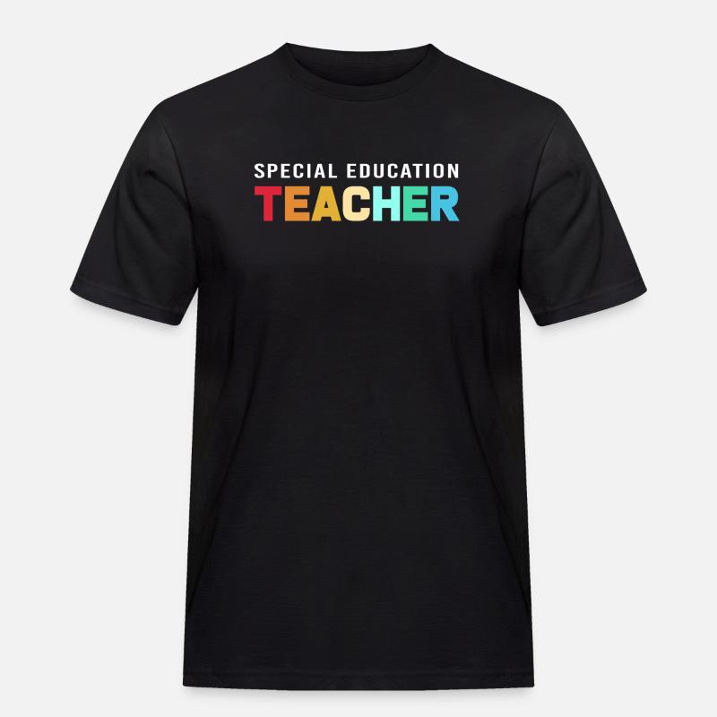 Sonderschule Lehrer Förderschule Pädagoge - Männer Workwear T-Shirt - Schwarz