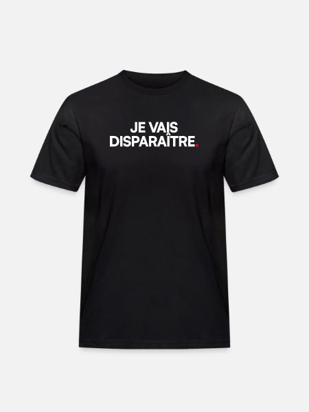 Je vais disparaître - T-shirt Workwear homme - noir