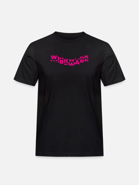 wirrwarr - Männer Workwear T-Shirt - Schwarz