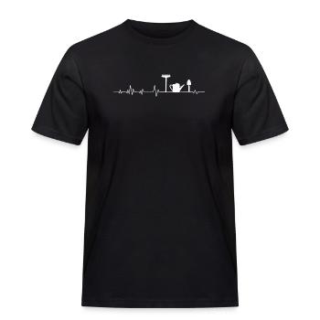 Jardinier Jardinier Jardinier - T-shirt Workwear homme - noir - Devant - AI Model Male 178 light (178cm)