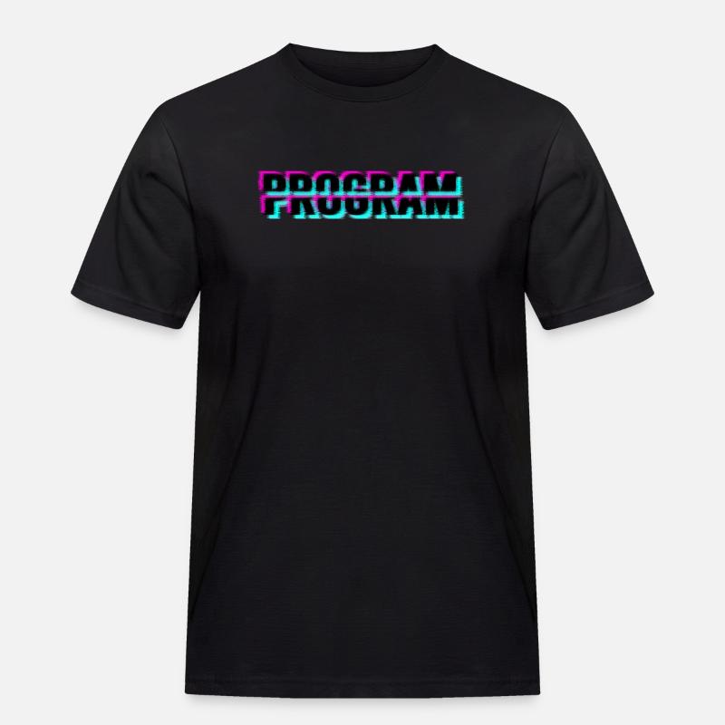Computerprogramm - Männer Workwear T-Shirt - Schwarz