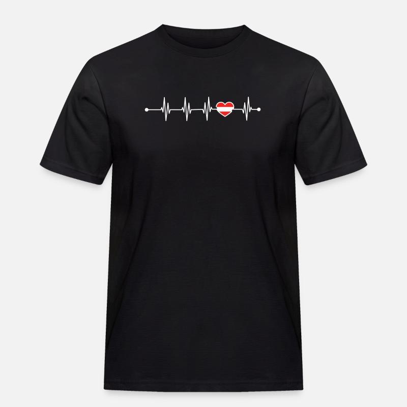 Bitte geben Sie Designdetails an - Männer Workwear T-Shirt - Schwarz
