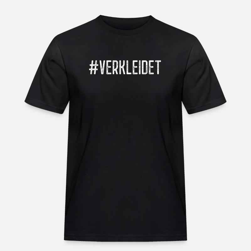 Fasching - Karneval - #VERKLEIDET Kostüm Muffel  - Männer Workwear T-Shirt - Schwarz