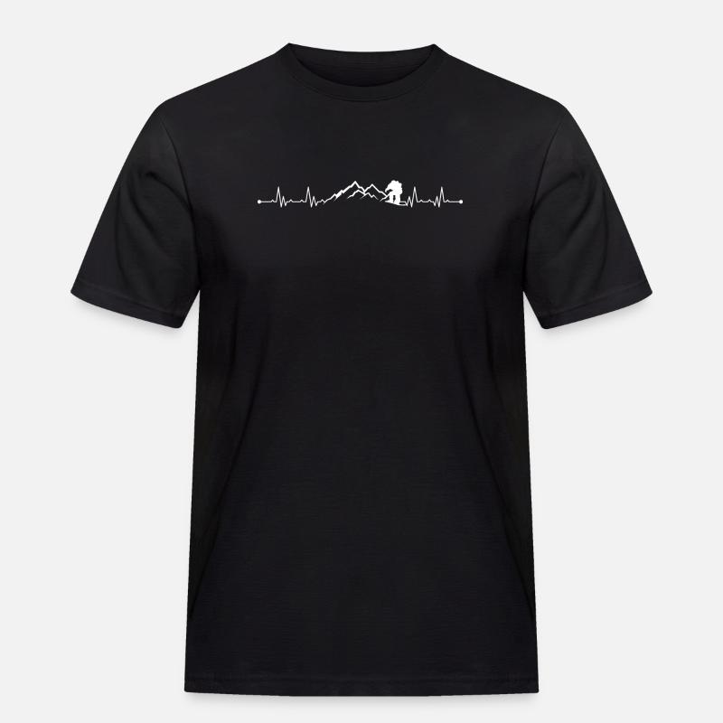 Bitte Design hochladen - Männer Workwear T-Shirt - Schwarz