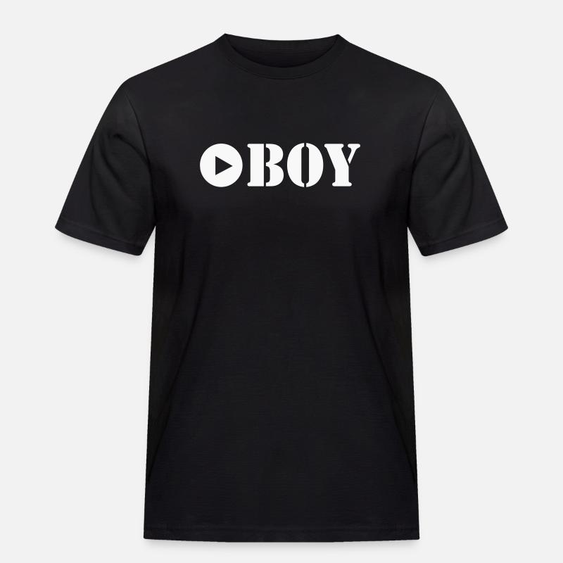 Playboy - Männer Workwear T-Shirt - Schwarz