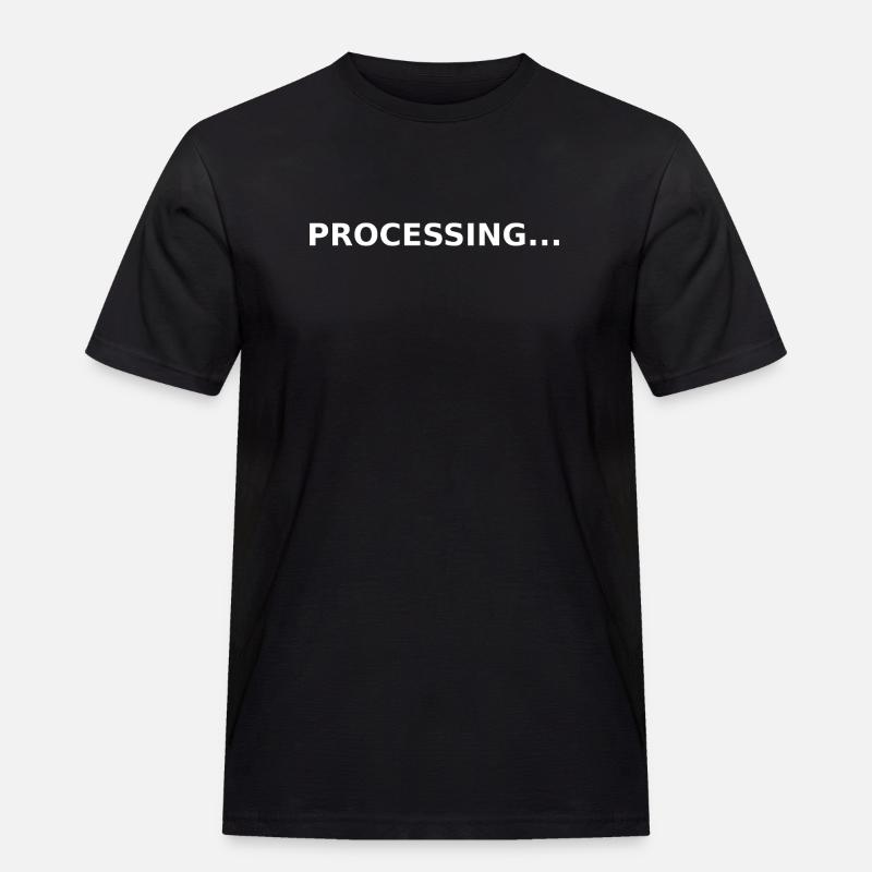 PROCESSING... - Men's Workwear T-Shirt - black