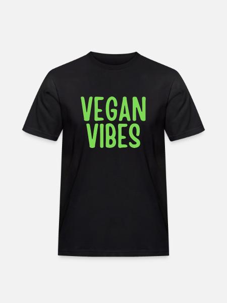 Vegan Vibes - Men's Workwear T-Shirt - black