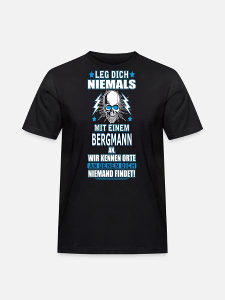 BERGMANN - Männer Workwear T-Shirt - Schwarz