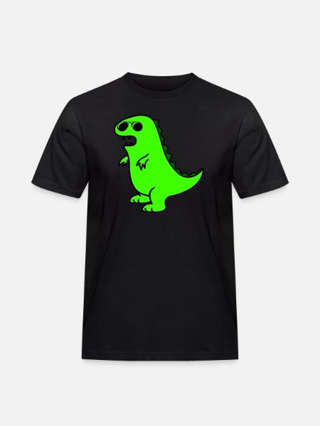cool dino - Men's Workwear T-Shirt - black