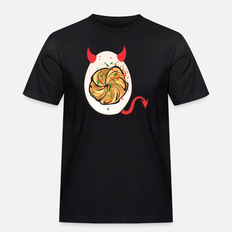 Stuffed Eggs Deviled Eggs - Men's Workwear T-Shirt - black