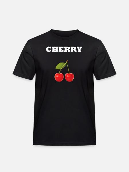CHERRY STYLE - Men's Workwear T-Shirt - black