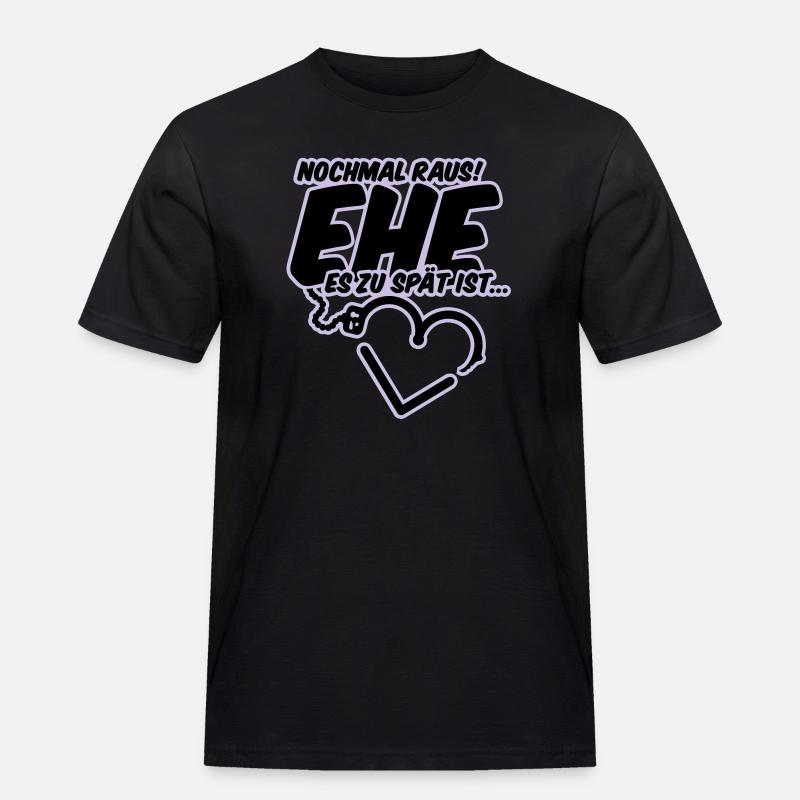 polterabend hochzeit junggesellenabschied - Männer Workwear T-Shirt - Schwarz
