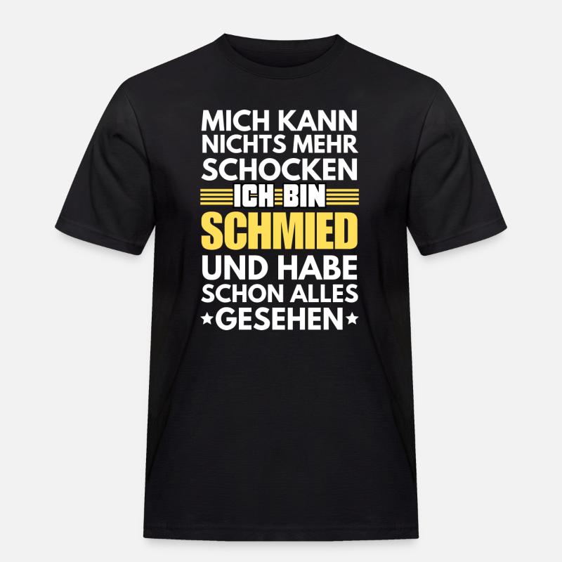 Non-Shockable Blacksmith - Men's Workwear T-Shirt - black