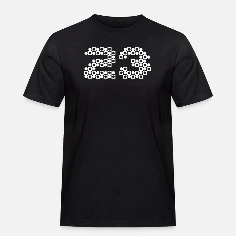 tekno 23 - Männer Workwear T-Shirt - Schwarz