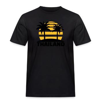 Thailand - T-shirt Workwear homme - noir - Devant - AI Model Male 178 light (178cm)