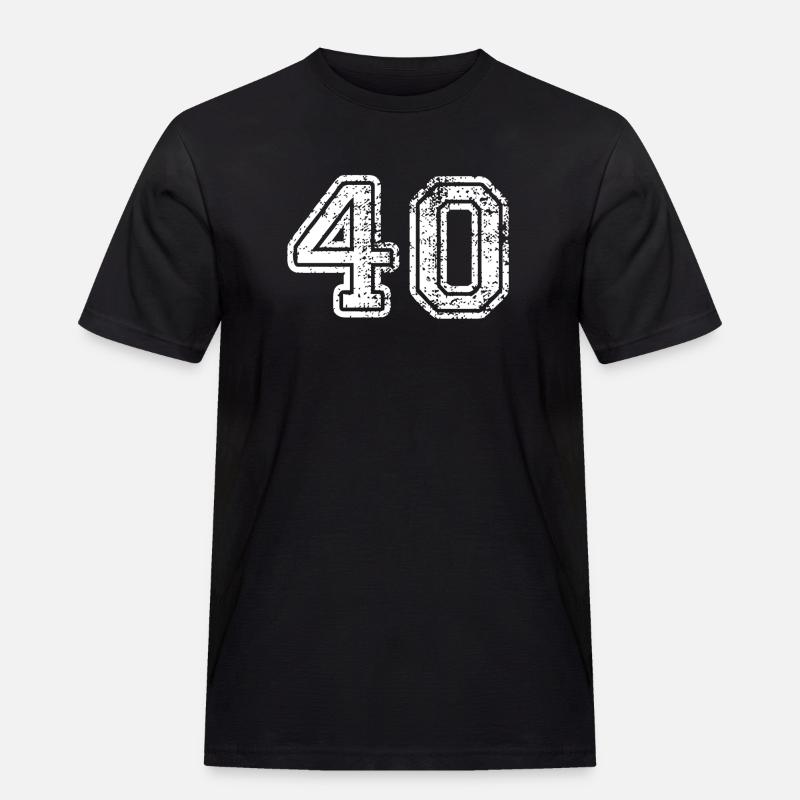 40 - Männer Workwear T-Shirt - Schwarz