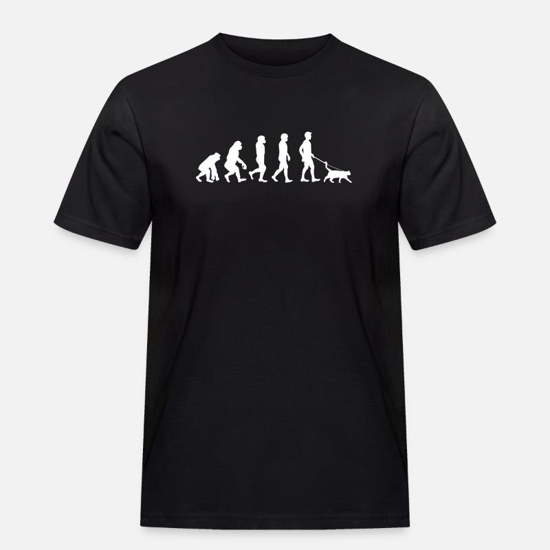 Cats evolution - Men's Workwear T-Shirt - black