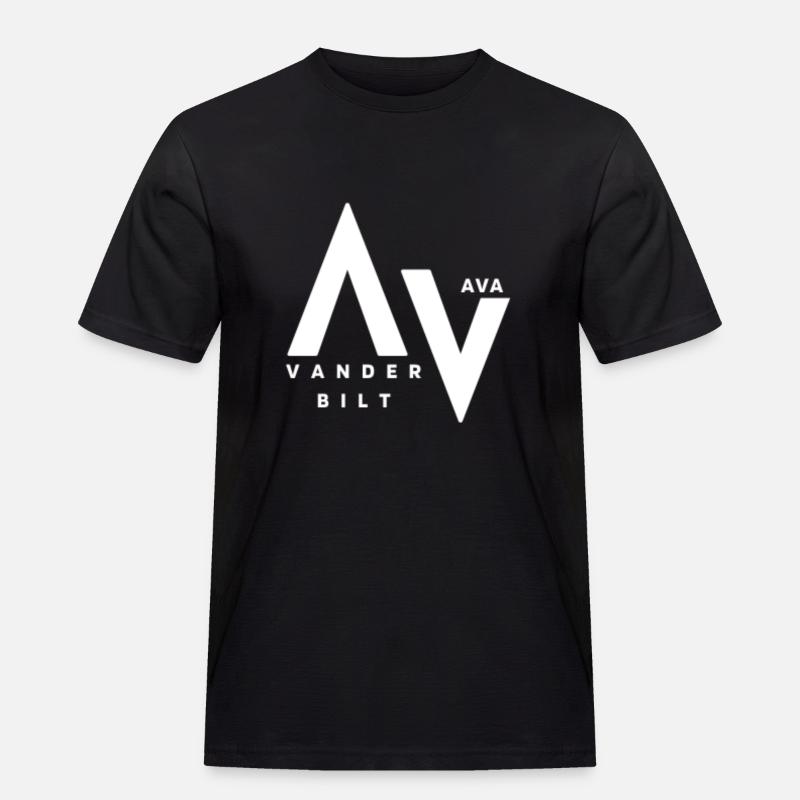 AVA VANDERBILT - Männer Workwear T-Shirt - Schwarz