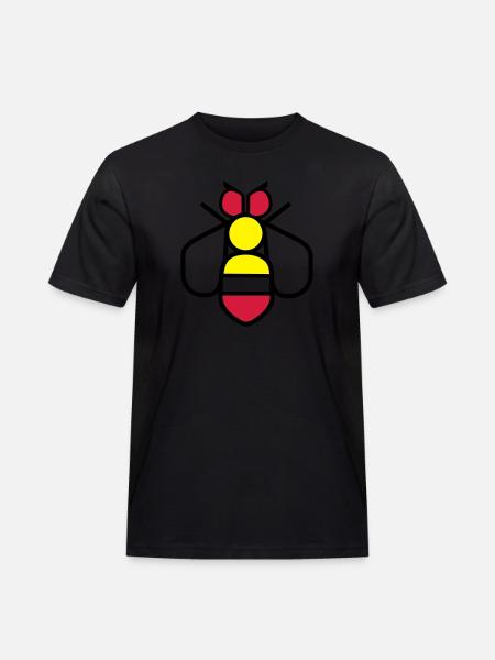 Bee - Men's Workwear T-Shirt - black