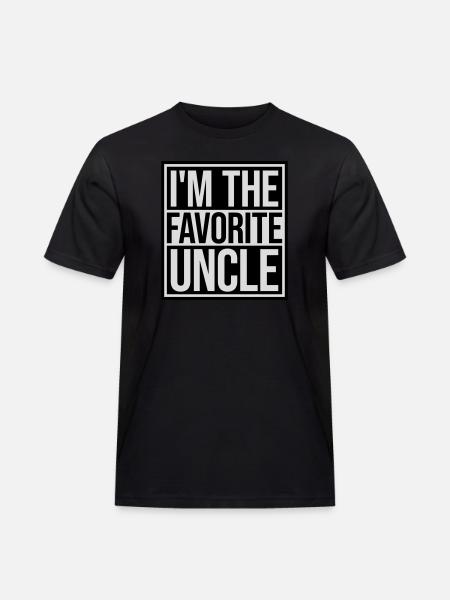 at The Favorite Uncle - Men's Workwear T-Shirt - black