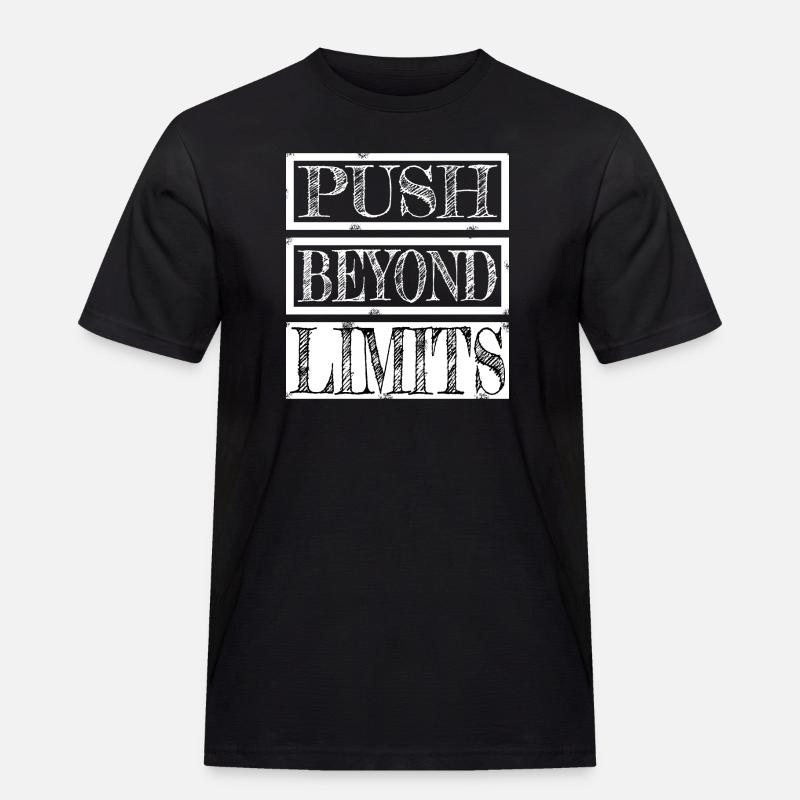Devis d’entraînement Citations d’endurance - T-shirt Workwear homme - noir