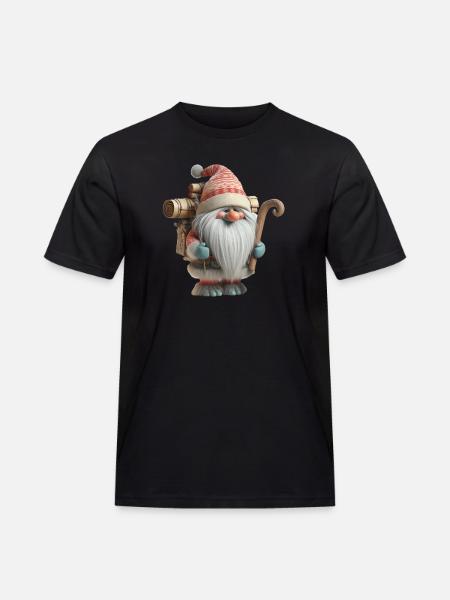 Christmas Troll 3 - Men's Workwear T-Shirt - black