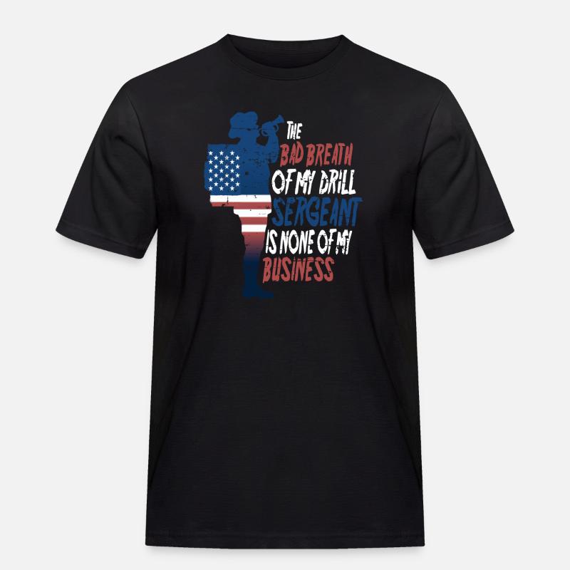 Drill Sergeant - Men's Workwear T-Shirt - black