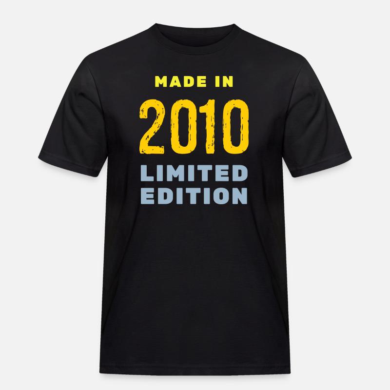 2010 - Männer Workwear T-Shirt - Schwarz