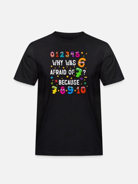 Hvorfor var 6 bange for 7 numre - Herre Workwear T-Shirt - sort