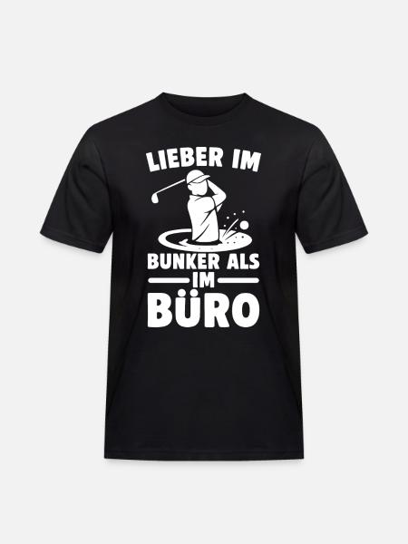 Mieux au bunker qu’au bureau - T-shirt Workwear homme - noir