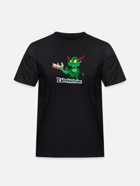 Zahntechniker - Männer Workwear T-Shirt - Schwarz