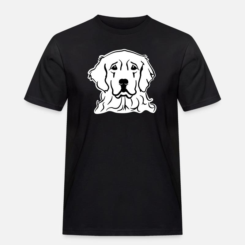 Golden Retriever - Men's Workwear T-Shirt - black