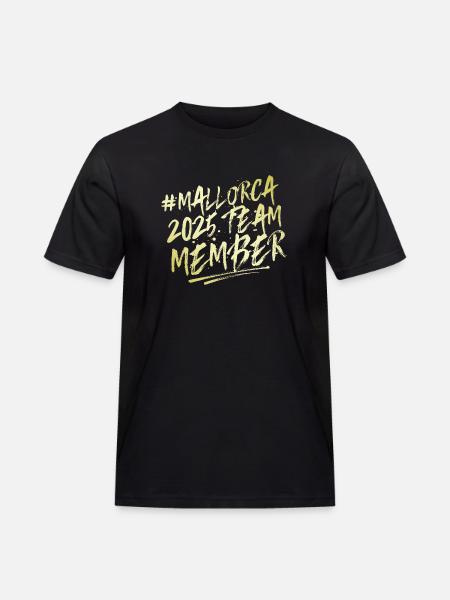 Mallorca 2025 Team - Men's Workwear T-Shirt - black