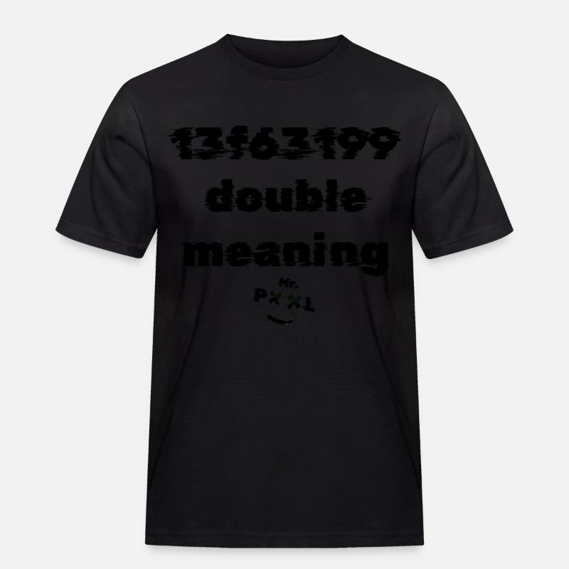 Mr. Pool double meaning - Männer Workwear T-Shirt - undefined