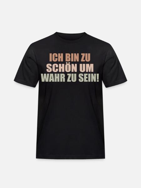 liian hyvä ollakseen totta Itsekeskeinen Itsekäs Itsekäs Itsekäs - Miesten Workwear t-paita - musta