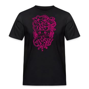 Go fast baby - Men's Workwear T-Shirt - black - Front - AI Model Male 178 light (178cm)